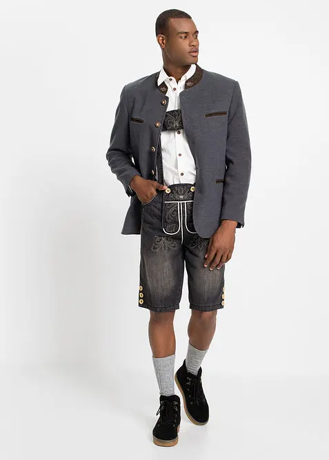 Culotte courte bavaroise en jean regular, bonprix