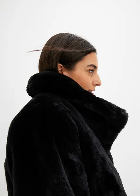 Veste en peluche, bonprix