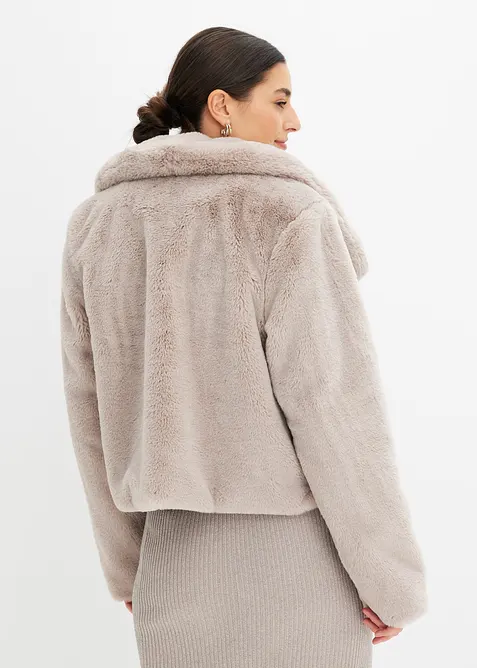 Veste en peluche, bonprix