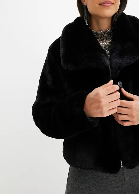 Veste en peluche, bonprix