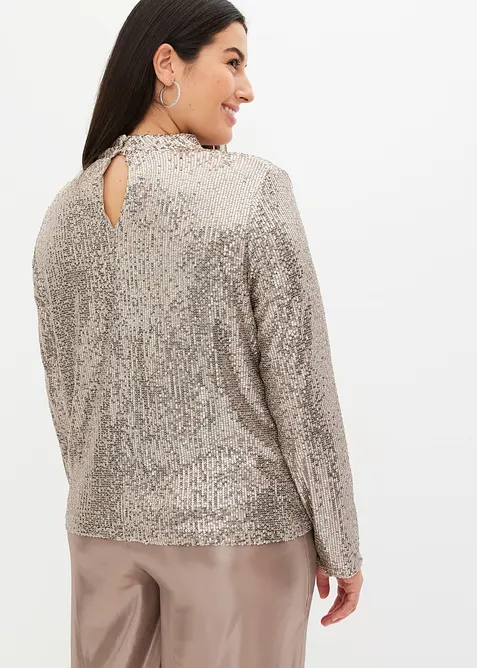 Blouse &agrave; sequins, bonprix
