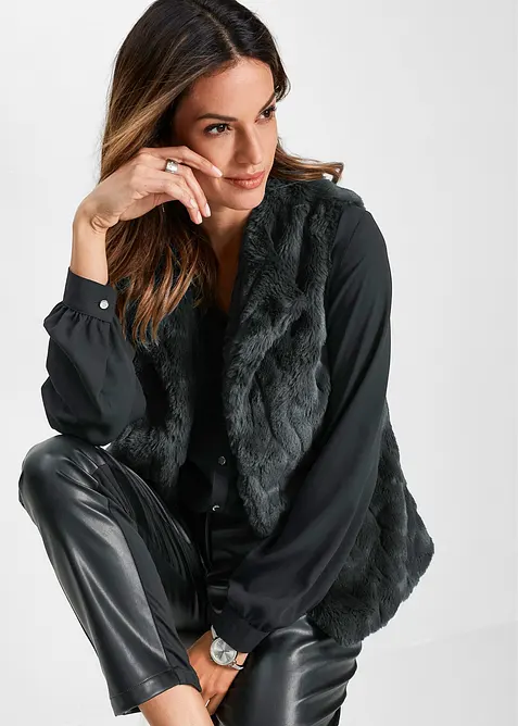 Gilet sans manches doux et moelleux, bonprix