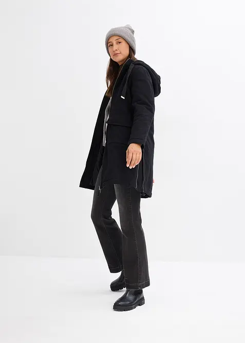 Parka d’hiver rembourrée à capuche doublée sherpa, bonprix