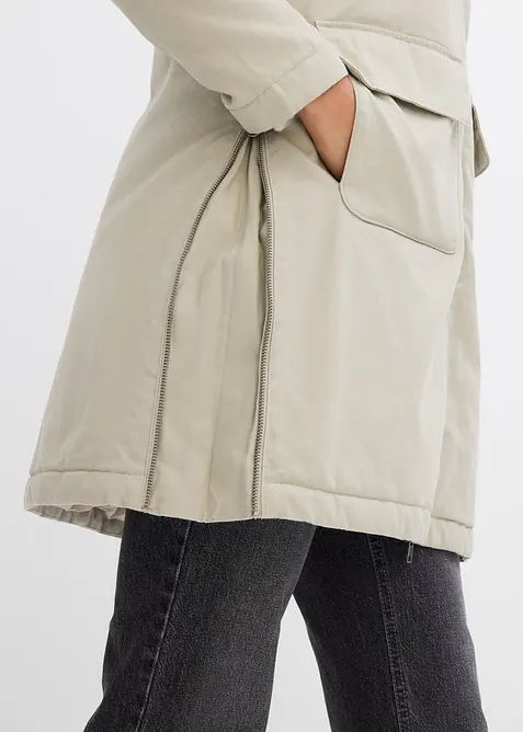 Parka d&rsquo;hiver rembourr&eacute;e &agrave; capuche doubl&eacute;e sherpa, bonprix