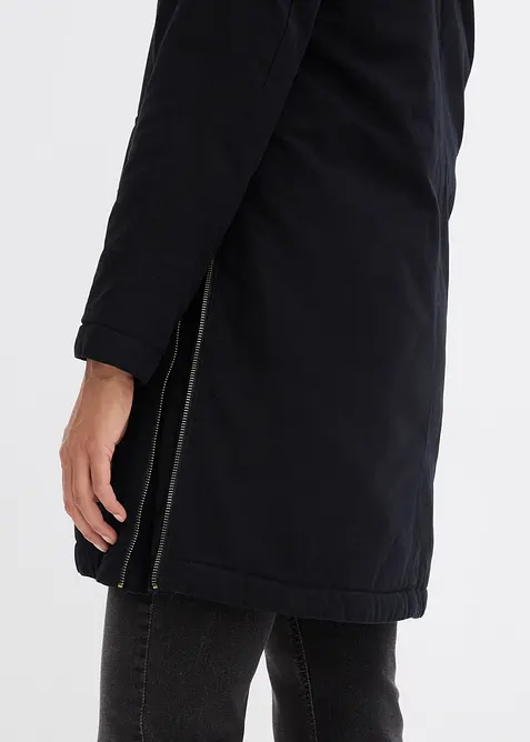 Parka d’hiver rembourrée à capuche doublée sherpa, bonprix