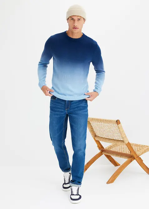 Feinstrickpullover mit Farbverlauf, bonprix