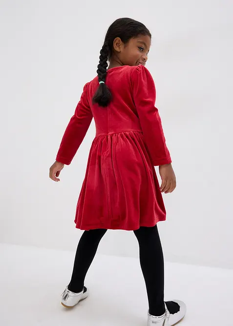 Ausgestelltes Samtkleid, bonprix