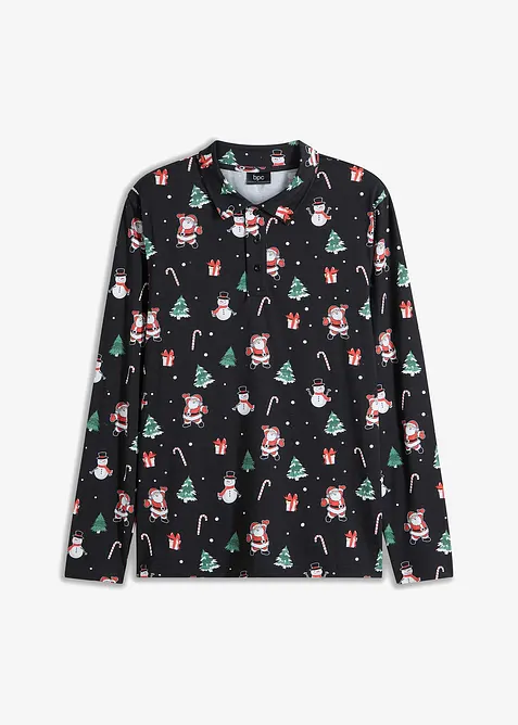 Polo de Noël en coton, bonprix