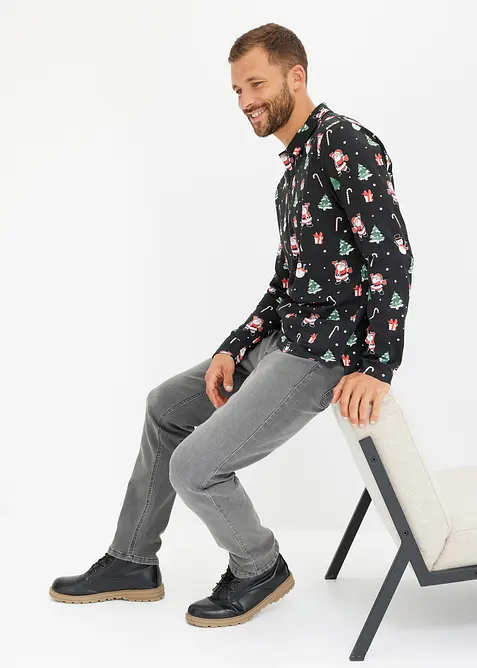 Polo de Noël en coton, bonprix