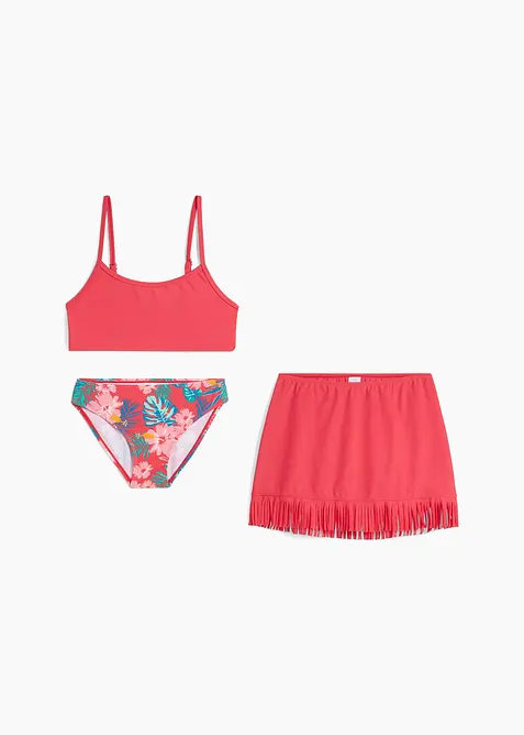 Bikini et jupe (ens. 3 pces), bonprix