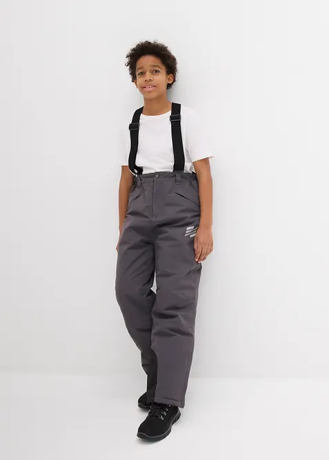 wasserdichte Funktionshose mit Hosenträgern, warm gefüttert, bonprix