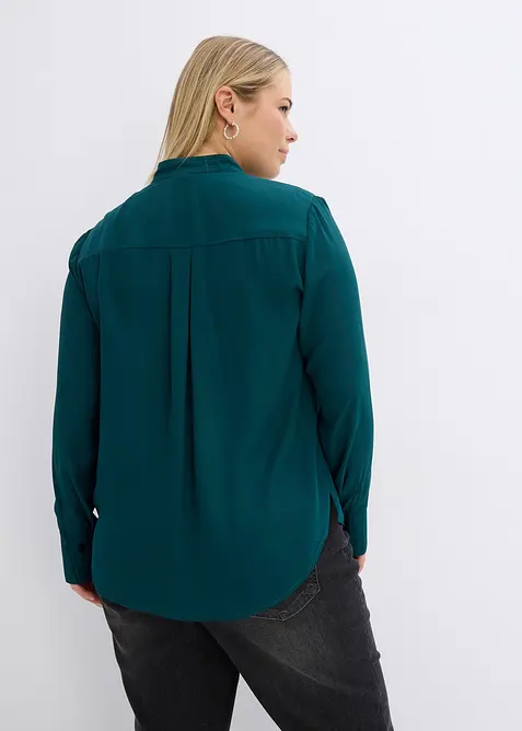 Blouse en mousseline, coupe trapèze, bonprix