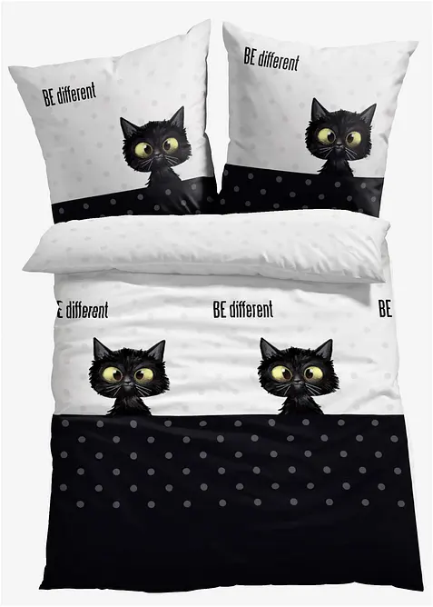Parure de lit avec chats, bonprix
