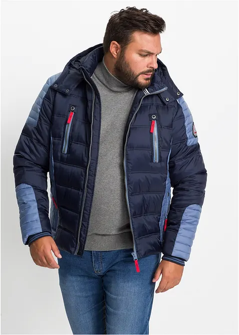 Veste matelassée et rembourrée à capuche amovible, bonprix