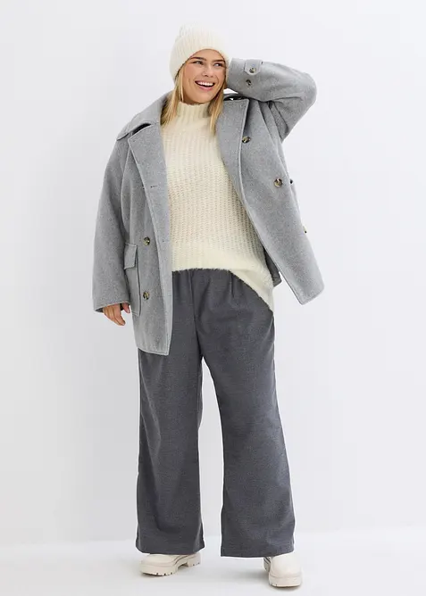 Marlene-Hose in Wolloptik, bonprix