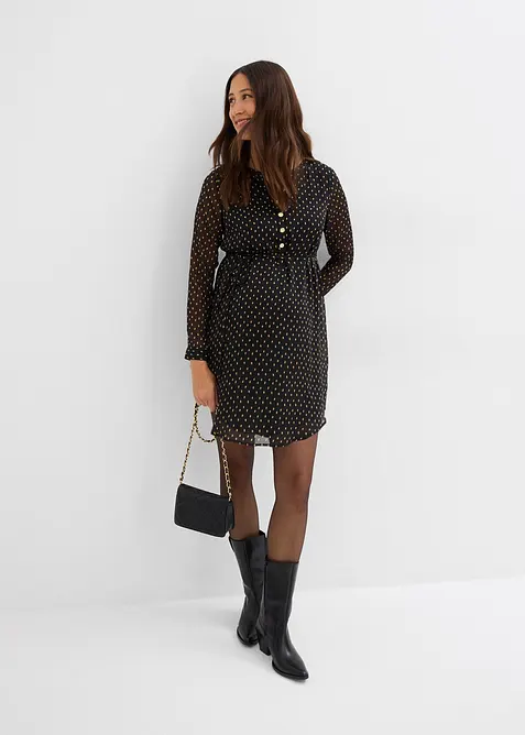 2-in-1 Umstands- und Stillkleid aus Chiffon, bonprix