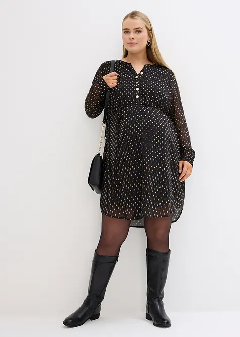 2-in-1 Umstands- und Stillkleid aus Chiffon, bonprix