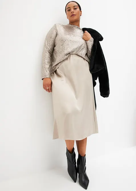 Blouse &agrave; sequins, bonprix