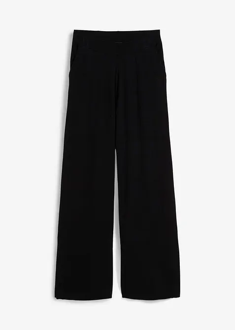Pantalon élastiqué en maille, bonprix