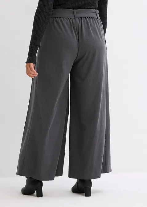 Pantalon de tailleur fluide en viscose mélangée, bonprix