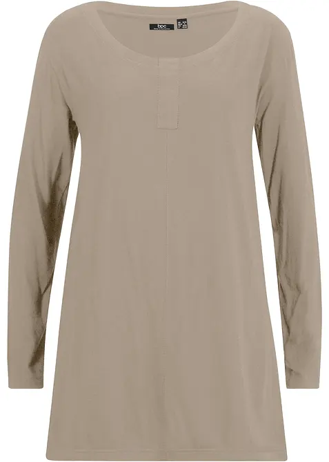 Langarmshirt aus Baumwoll-Viskose-Mix, bonprix