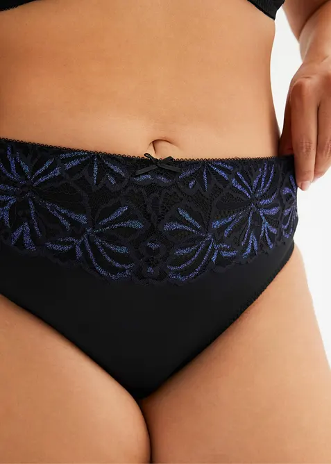 Maxislip mit mehrfarbigem Glitzergarn, bonprix