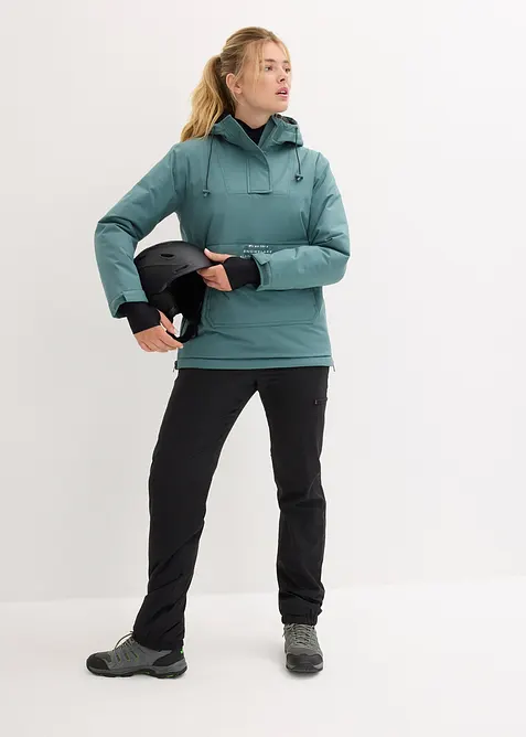 wasserdichte Ski Funktions-Schlupfjacke mit Fleece-Futter, bonprix