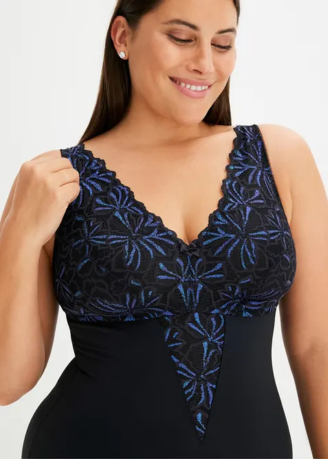 Body sculptant décoré, maintien modéré, bonprix