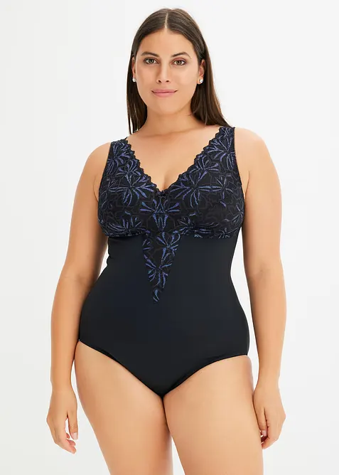 Body sculptant décoré, maintien modéré, bonprix