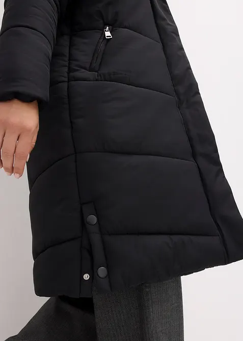 Steppmantel mit Teddyfutter in der Kapuze, bonprix