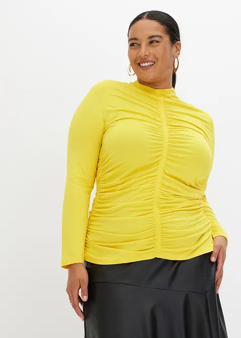 T-shirt froncé, bonprix