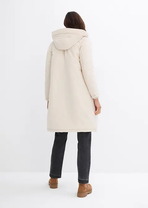 Manteau d&rsquo;hiver avec doublure capuche en polaire peluche, bonprix