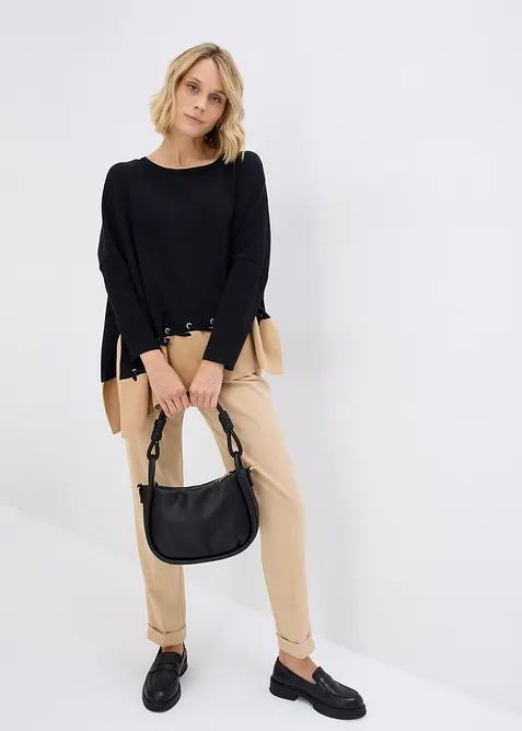 Poncho Feinstrickpullover, bonprix