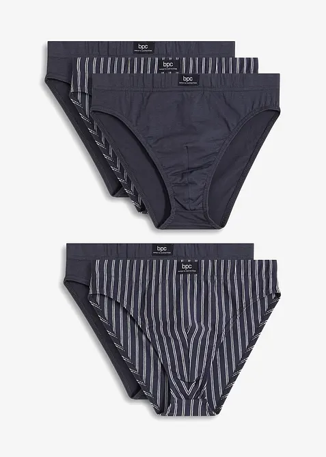 Lot de 5 slips coton, bonprix