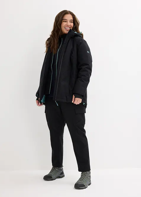 Wasserdichte 2-in-1-Optik Funktionsjacke, bonprix