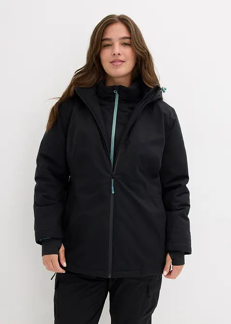 Wasserdichte 2-in-1-Optik Funktionsjacke, bonprix