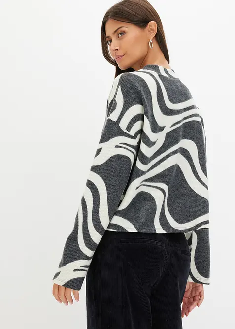 Kuschel-Rippshirt, bonprix