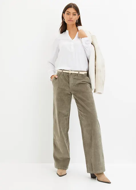 Satin-Bluse, bonprix