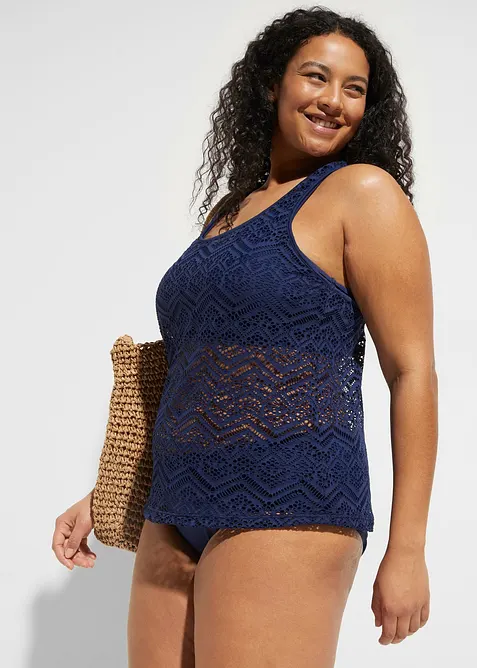 Tankini (2-tlg. Set) aus Spitze, bonprix