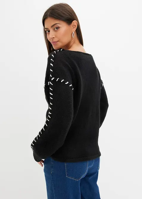 Pull en grosse maille, bonprix