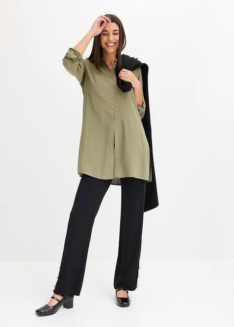 Jersey-Hose aus Punto di Roma, bonprix