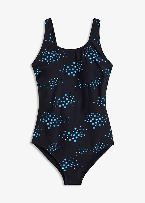 Maillot 1 pièce sculptant à larges bretelles, maintien léger, bonprix