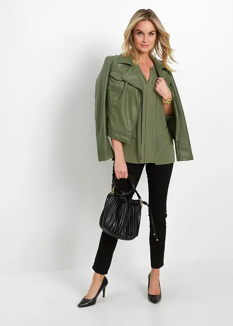 Tunikabluse aus fließender Viskose, bonprix