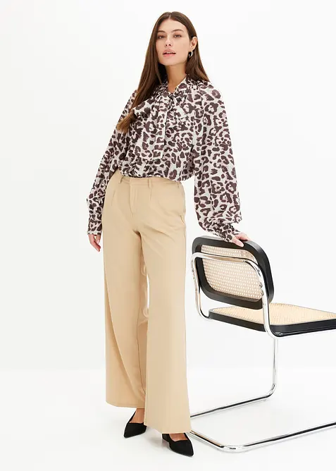 Chemisier à col lavallière, bonprix