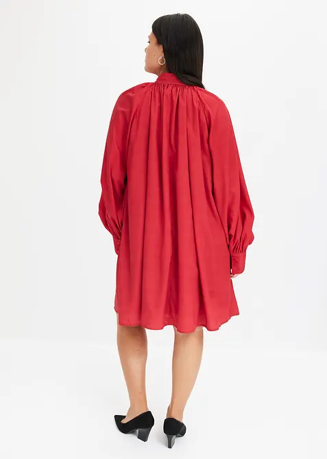 Robe-chemise à col lavallière, bonprix