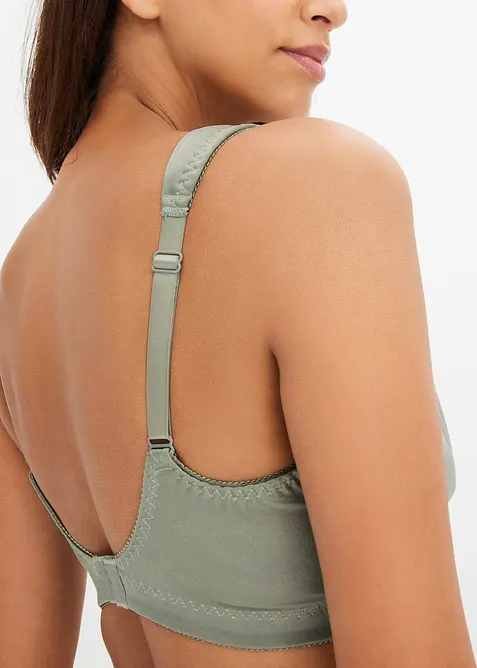 Entlastungs-BH ohne Bügel mit gepolsterten Trägern, bonprix