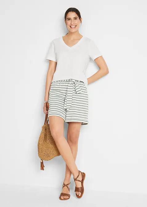 T-Shirt aus reiner Baumwolle, bonprix