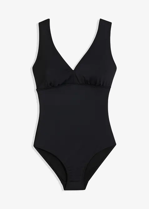 Maillot 1 pièce sculptant à encolure V, maintien fort, bonprix