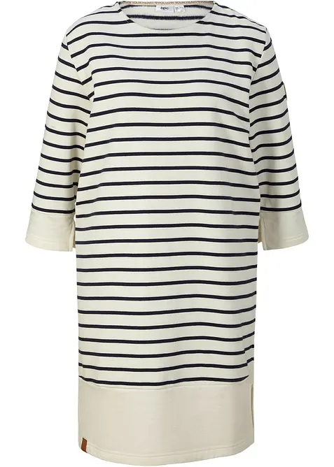 Sweatkleid aus reiner Baumwolle, bonprix