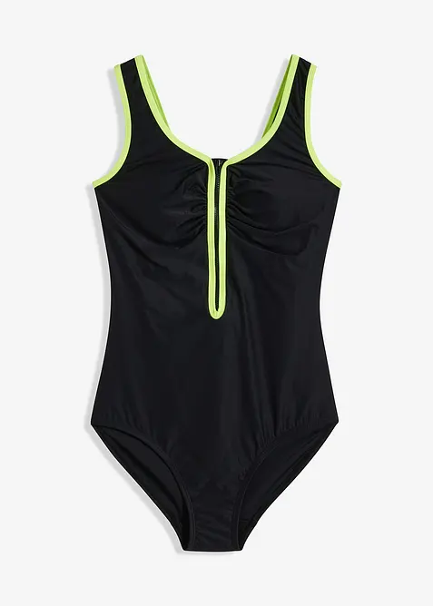 Light Shape Badeanzug mit Reißverschluss, bonprix